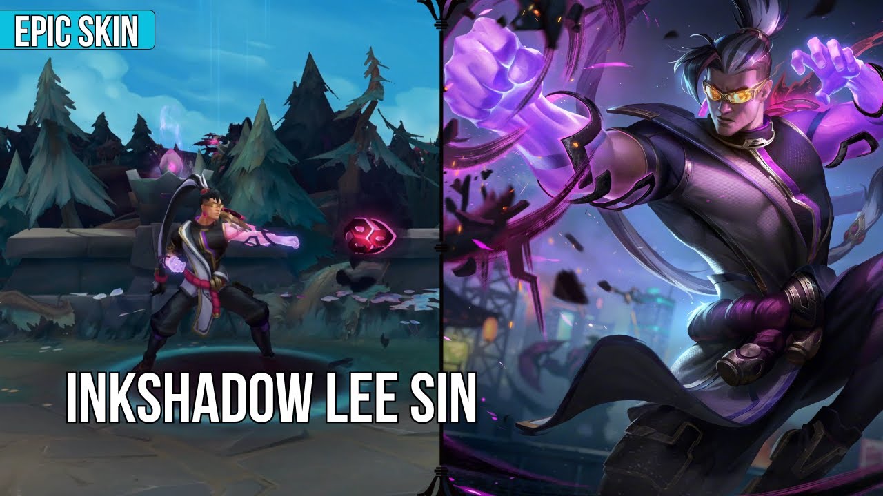 Inkshadow Lee Sin Skin Spotlight | New Lee Sin skin | League of Legends PBE - Preview