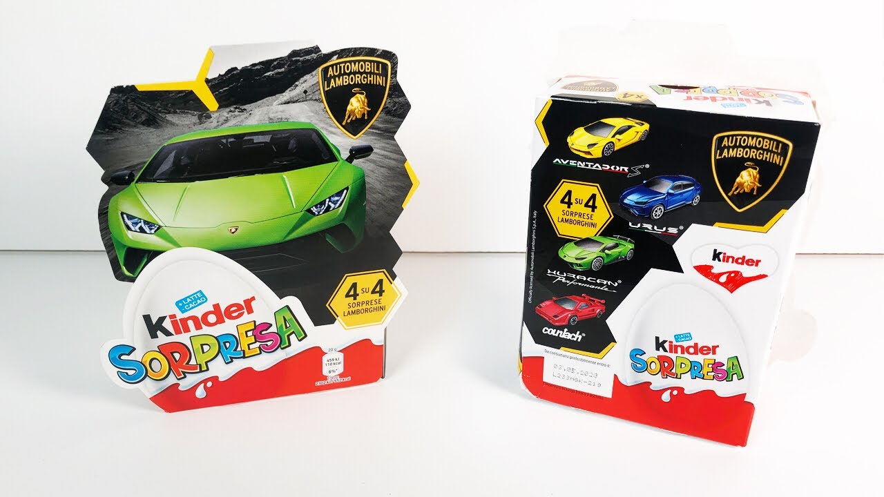 НОВИНКА 2019 Киндер Сюрприз Ламборджини Kinder Surprise LAMBORGHINI