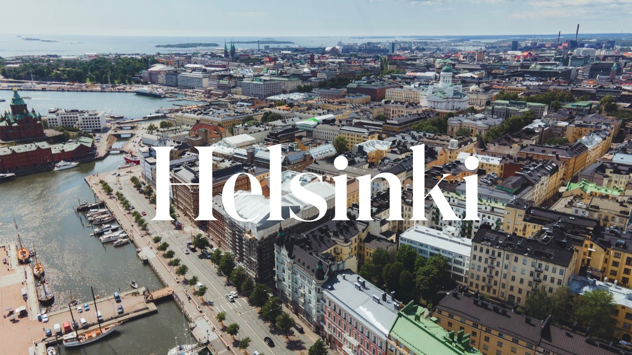 HELSINKI | Finland by Drone in 4K - DJI Mavic Air 2