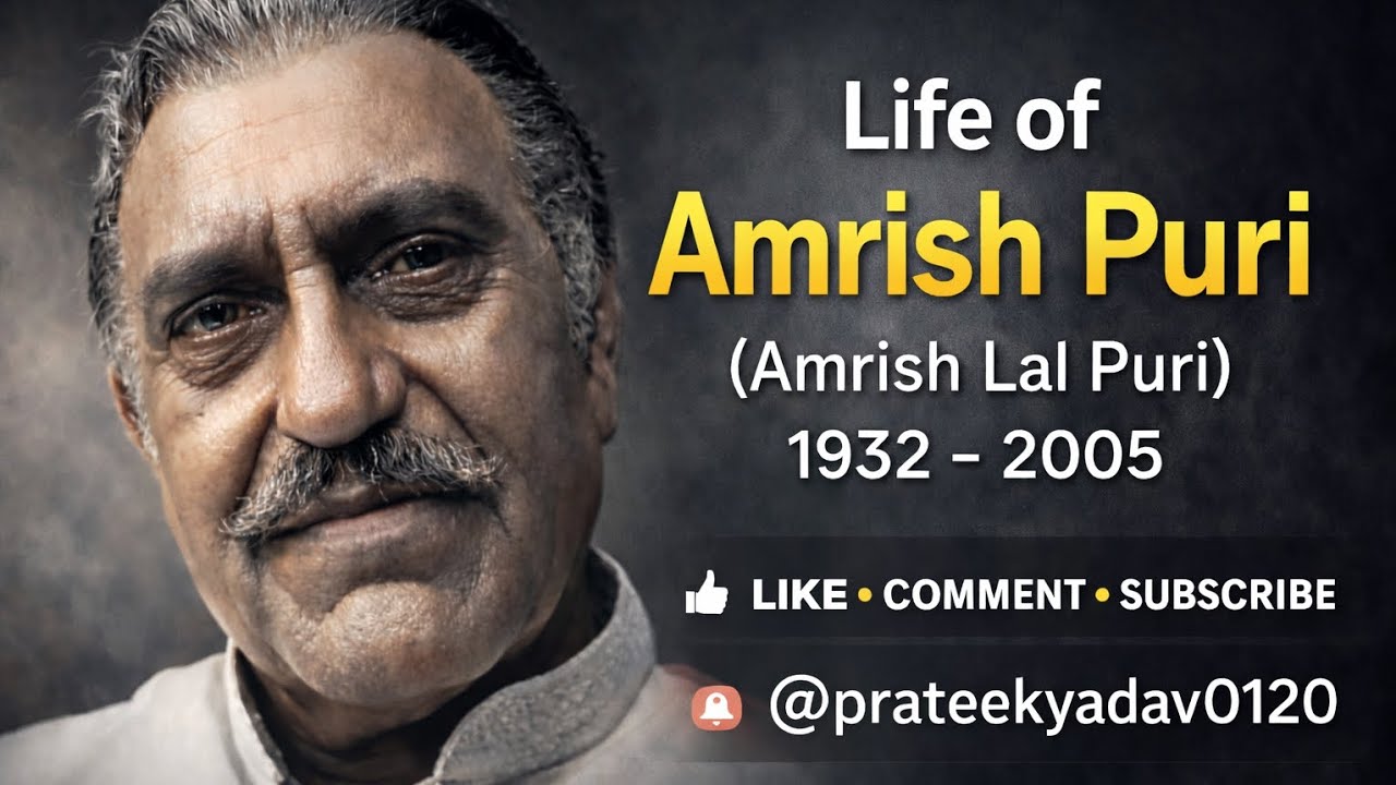 LIFE OF AMRISH PURI 🙏/AMRISH PURI(AMRISH LAL PURI )/ PLEASE SUPPORT GUYS 🙏🙏