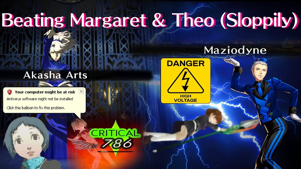 How To (Sloppily) Defeat Margaret and Theodore - Persona 3 Portable