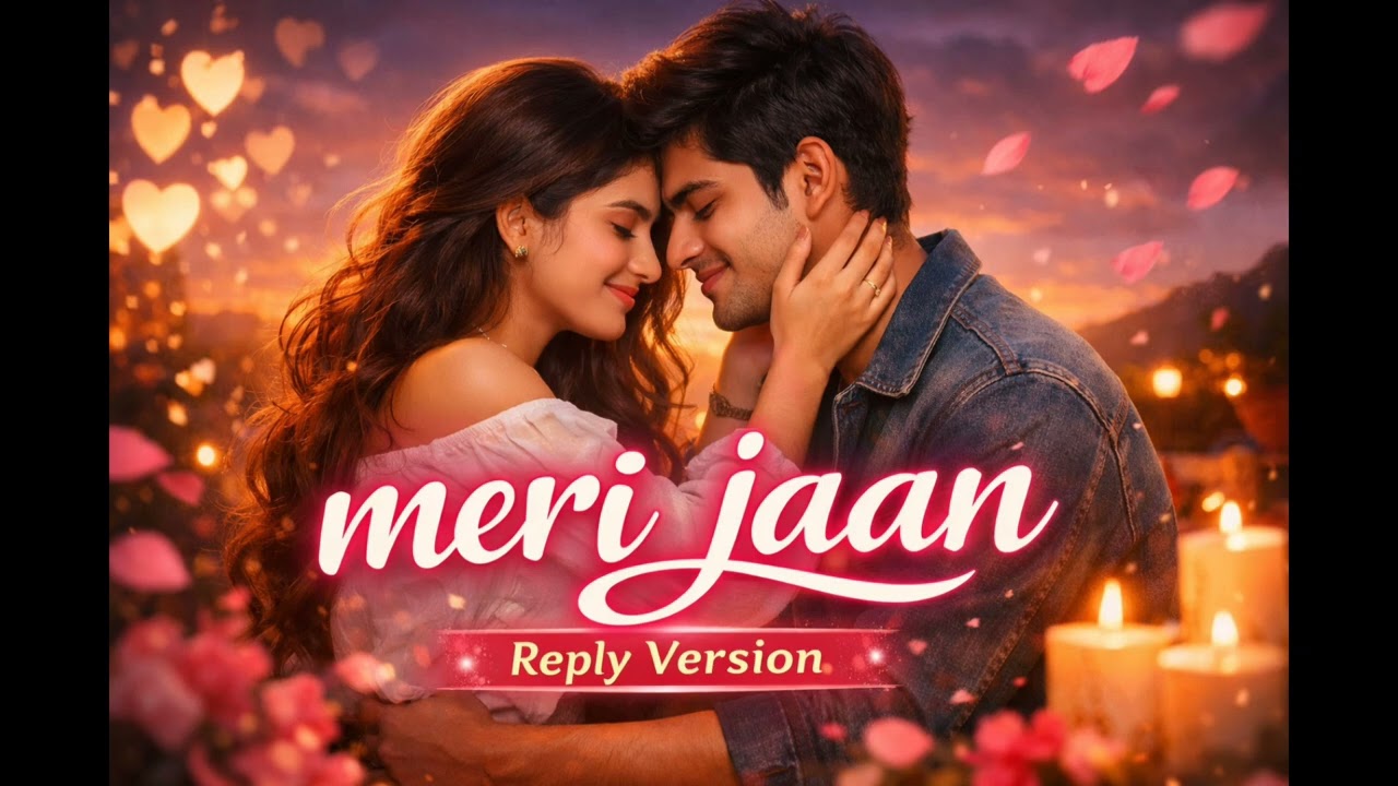 Meri Jaan Reply Version | Romantic Love Story Song | Hindi Love Status | Modified Ai
