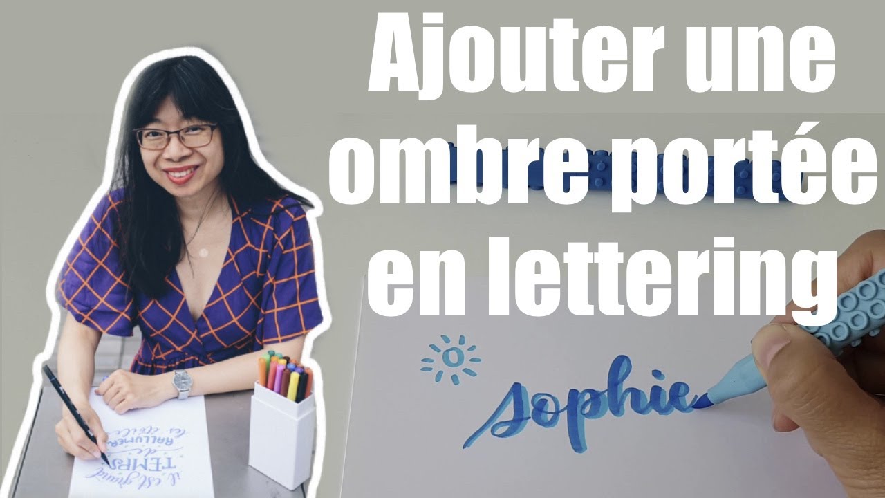 Pratique le lettering avec moi : ombrage sur lettres cursives (jour 15/30)