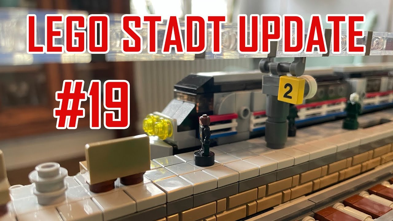 LEGO Stadt Update (Teil19) I Der Bahnsteig I Microscale City