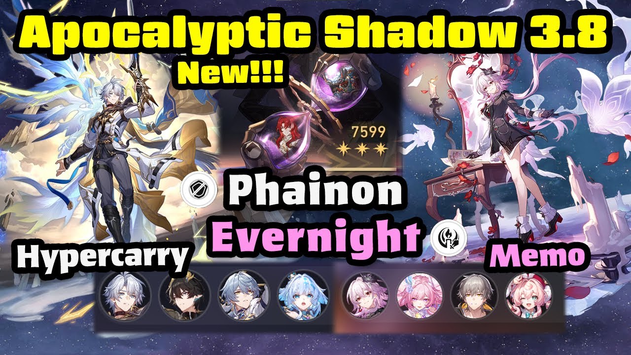 Apocalyptic Shadow 3.8 Phainon & Evernight - Floor 4 - 3 Stars | Honkai Star Rail