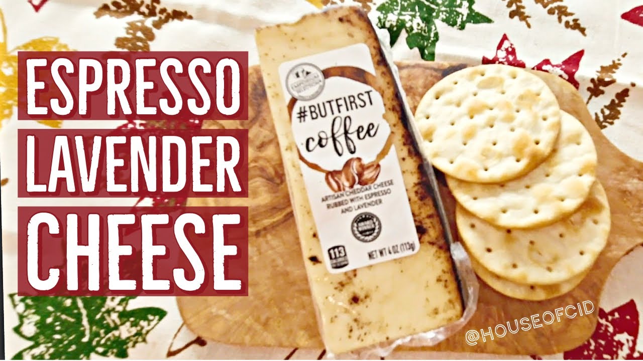 Tasting Coffee Flavored Cheese with Espresso and Lavendar - Gross or Good?