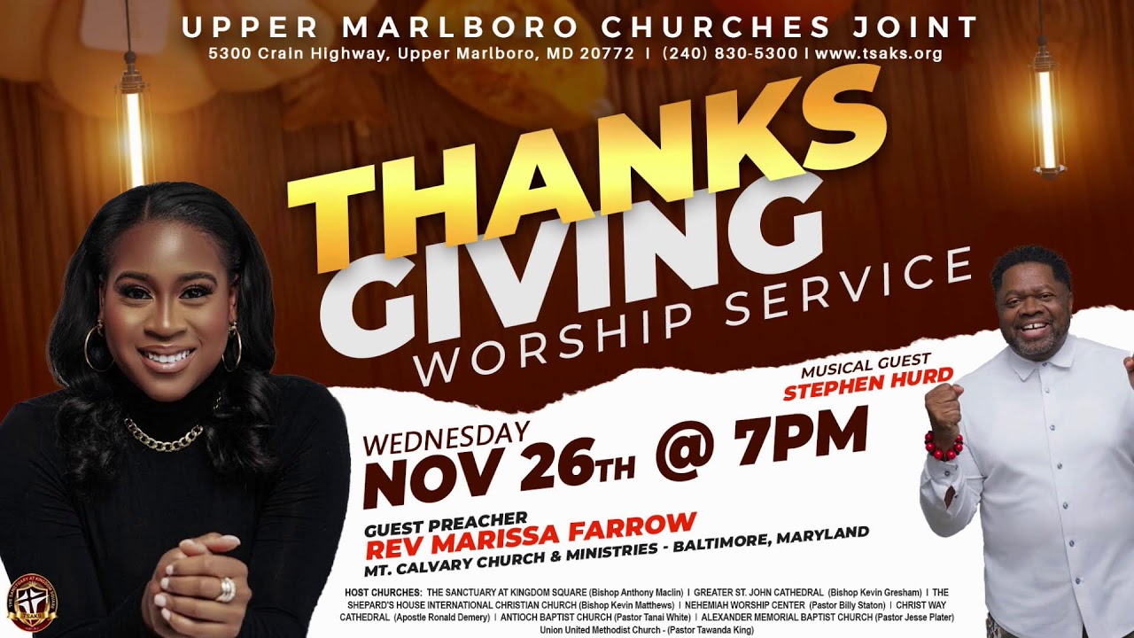 Joint Thanksgiving Eve Worship Experience | Pastor Elect Marissa Farrow