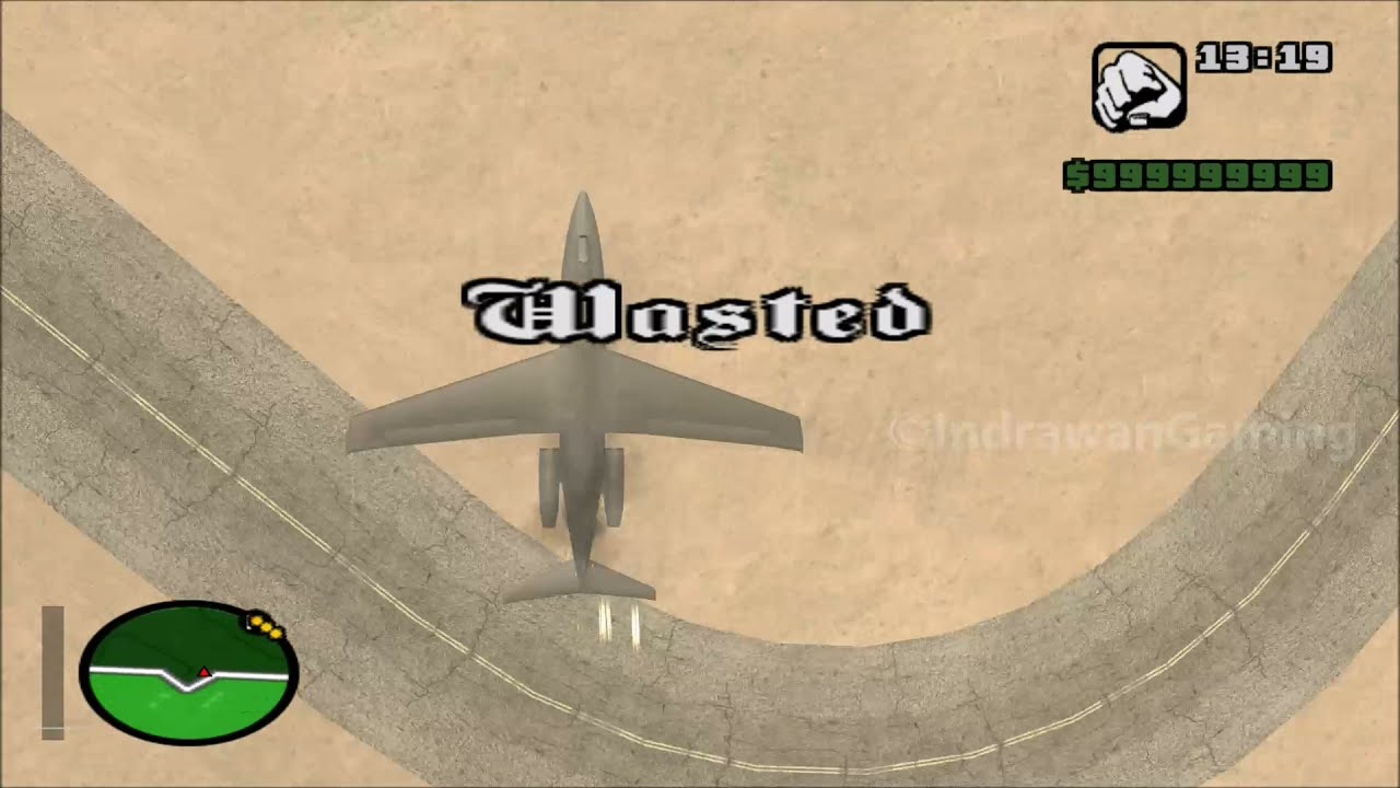 GTA San Andreas - Wasted And BOOM #263 (Executive Plane Crash)
