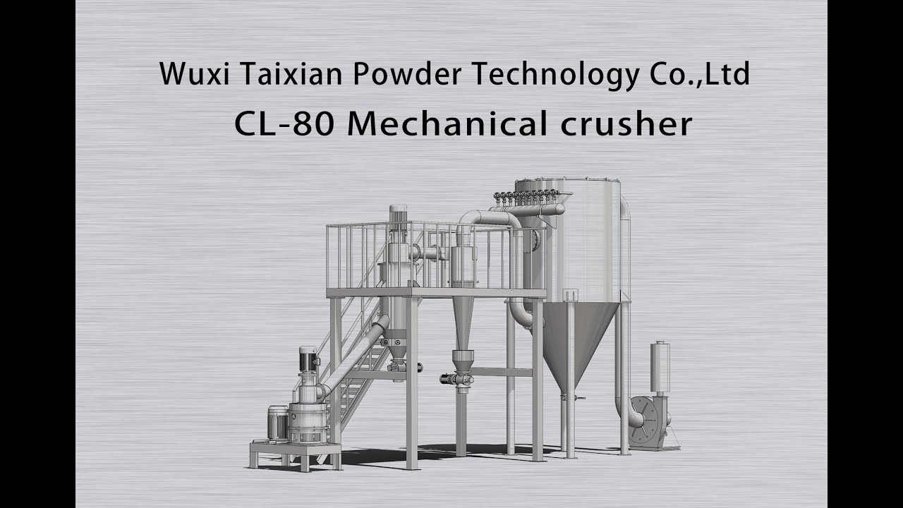 detailed annotation of CL 80 Mechanical crusher