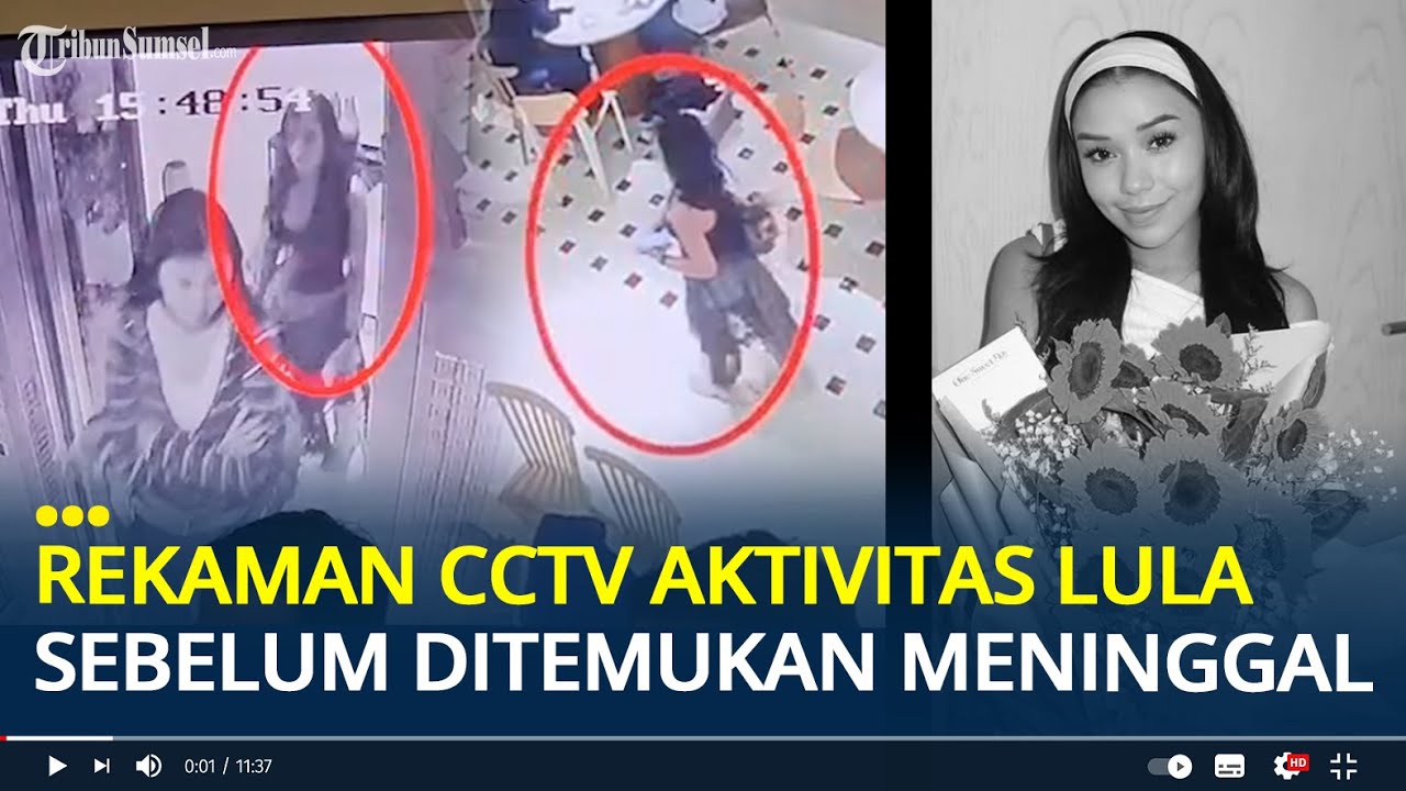 Rekaman CCTV Lula Lahfah Sebelum Ditemukan Meninggal Dunia, Sehari Sebelumnya Masih Beraktivitas