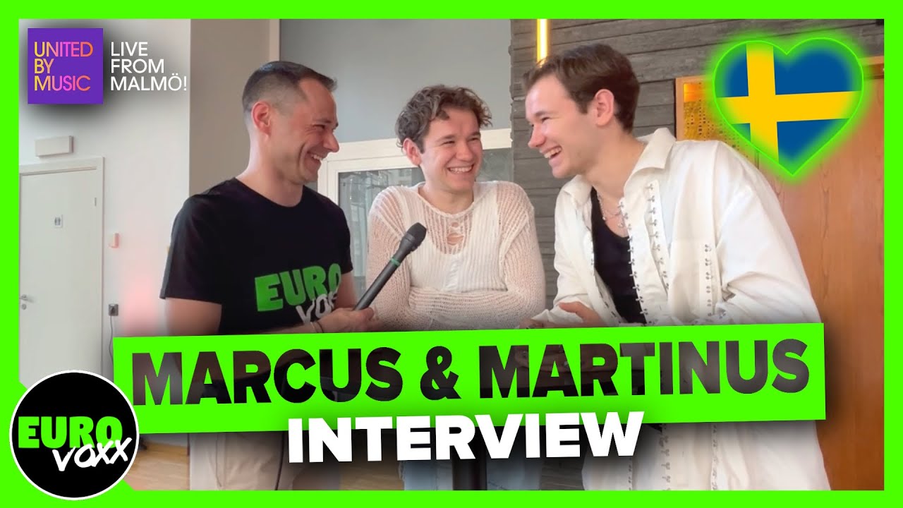 🇸🇪 Marcus & Martinus - ‘Unforgettable’ (INTERVIEW) // Sweden Eurovision 2024 // Live from Malmö