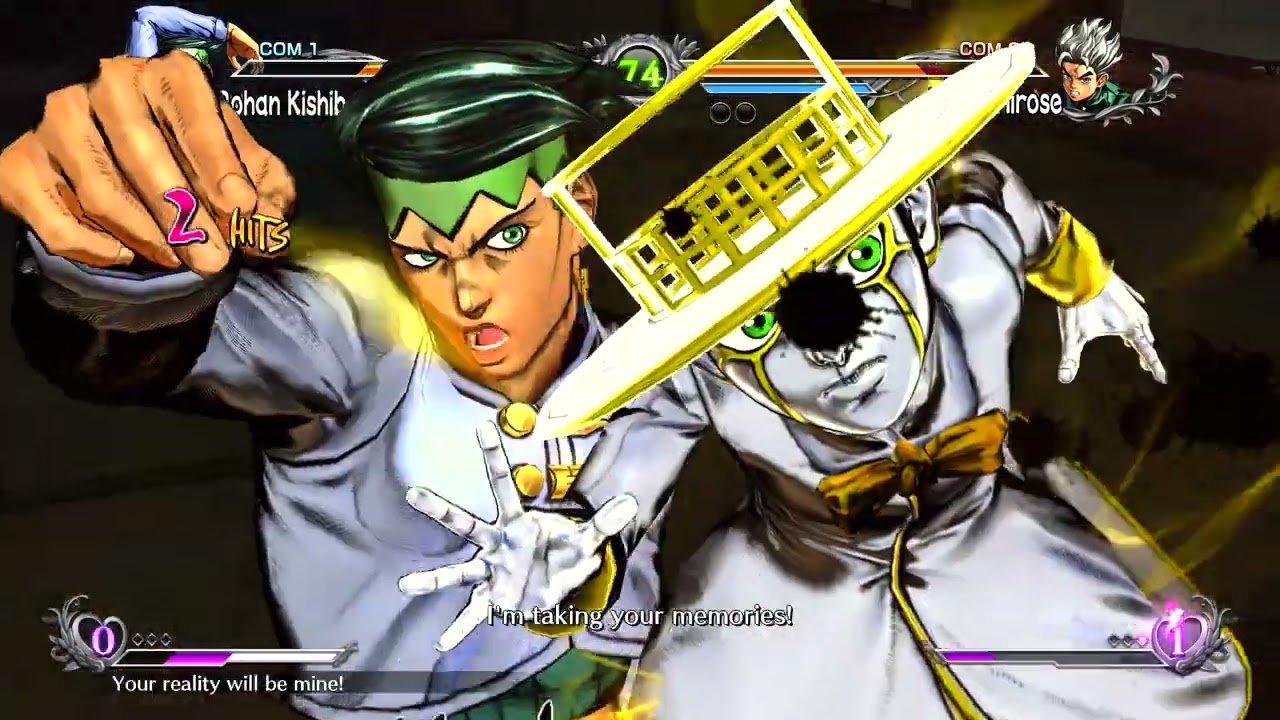 Rohan Kishibe vs Koichi Hirose - JoJo's Bizarre Adventure All-Star Battle R