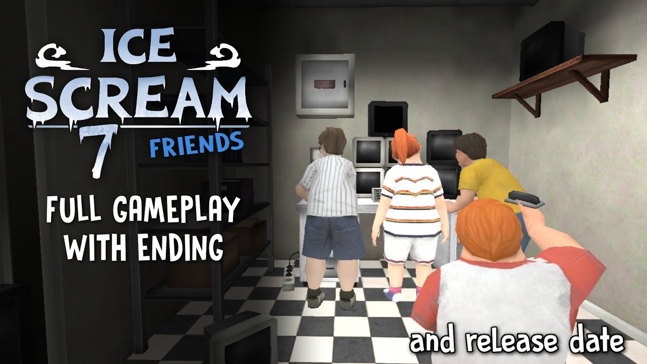 ICE SCREAM 7 FULL GAMEPLAY | CUTSCENES AND ENDING LEAK | RELEASE DATE
