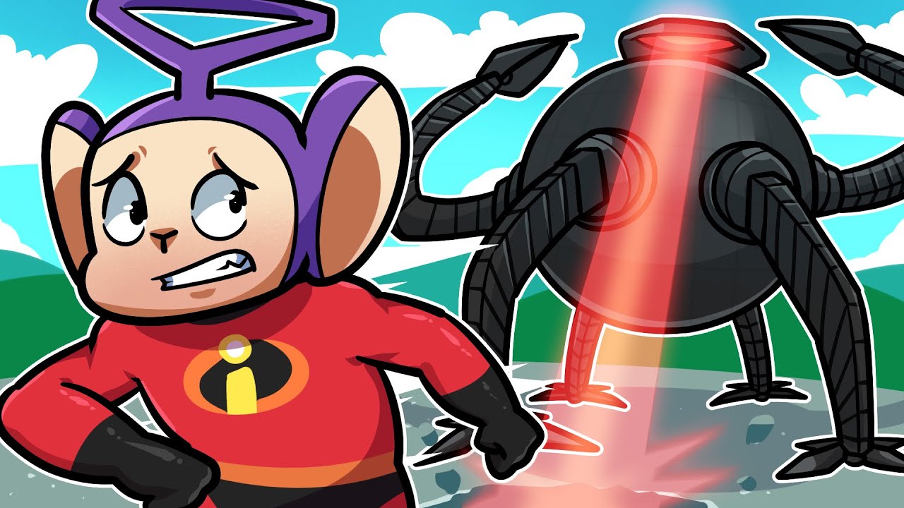 ESCAPE FROM OMNIDROID! | Tinky Winky Plays: Roblox Omnidroids Test