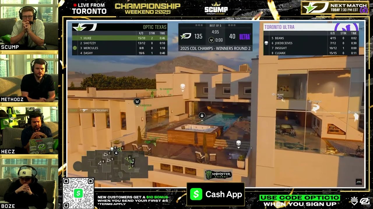 Scump and Methodz are Shocked after Watching OpTic Destroy Toronto Ultra at Champs