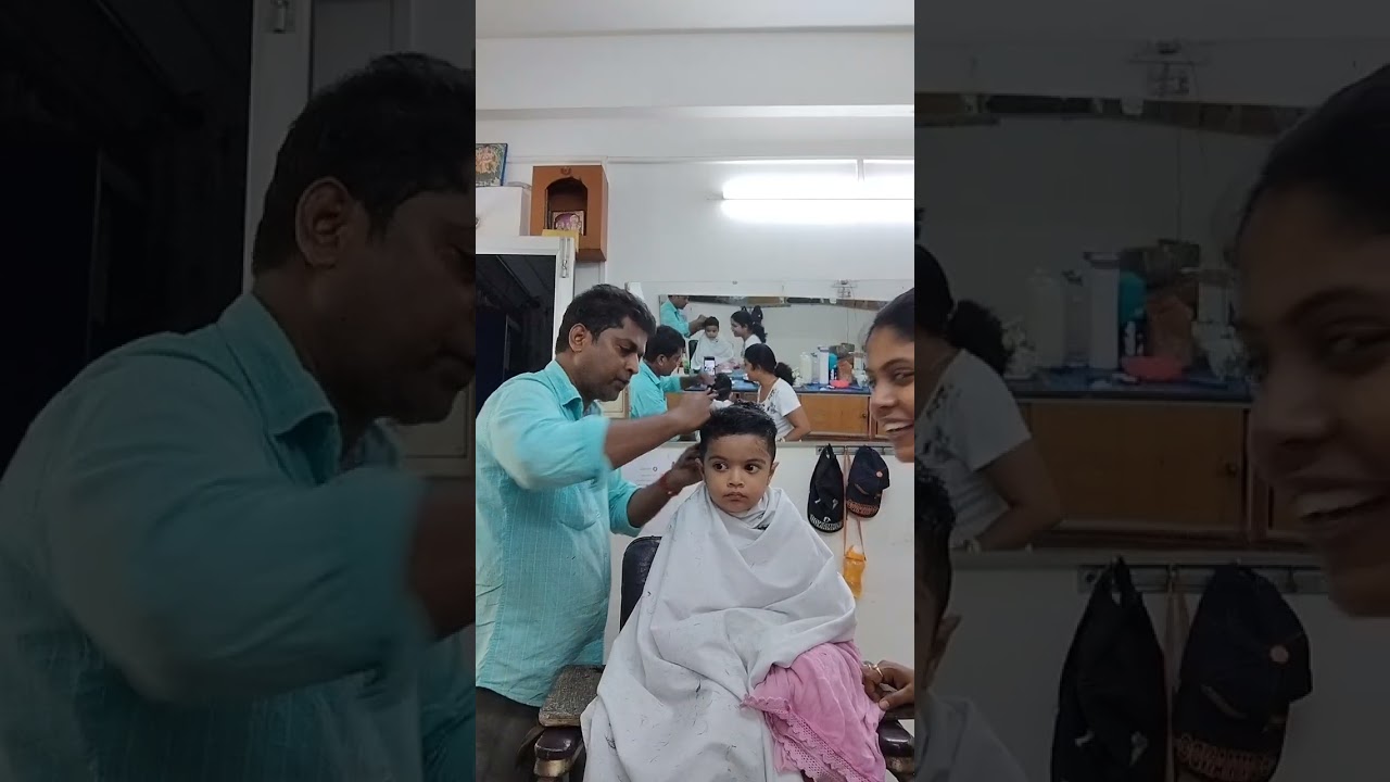 #my daughter #hair cutting 