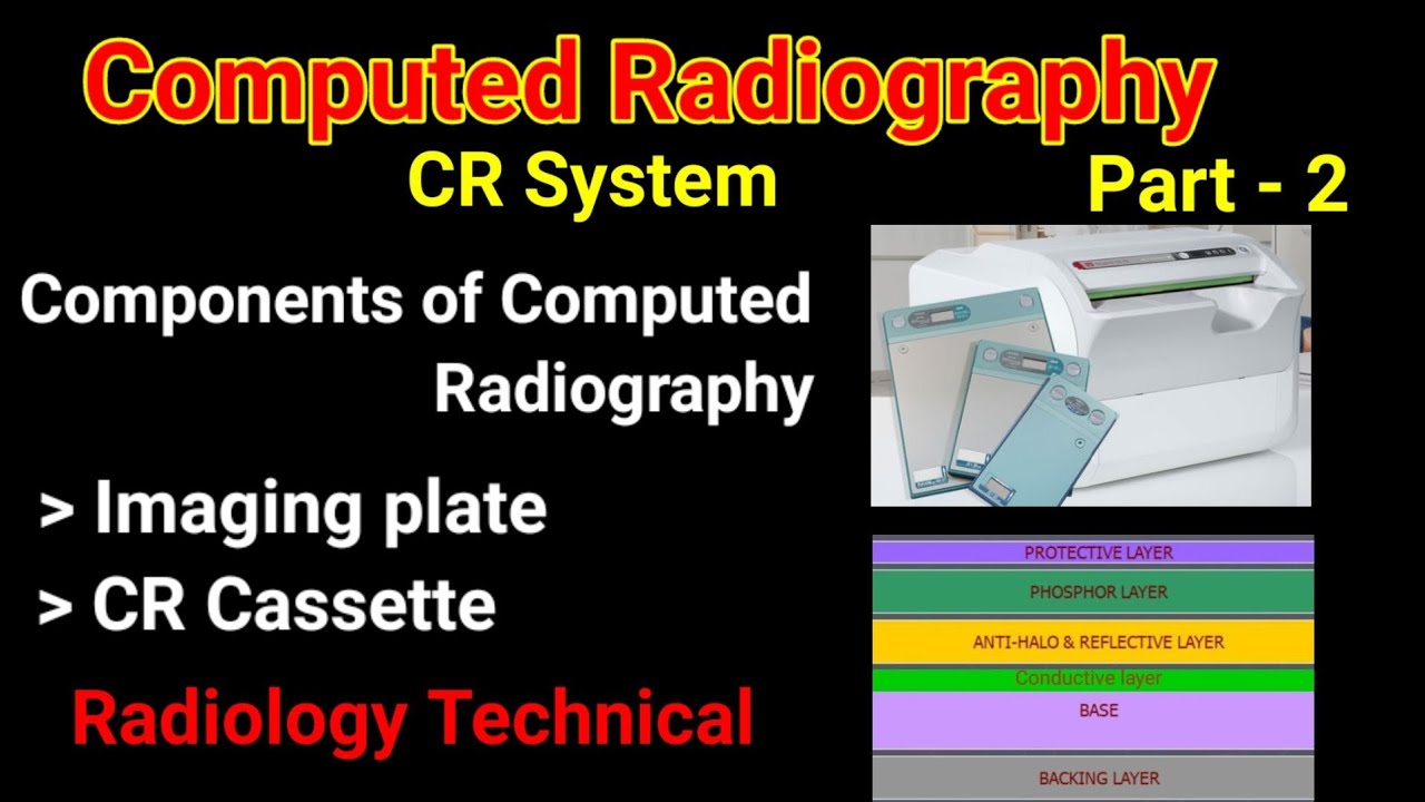 Computed Radiography # part -2 # Components of CR # imaging plate & CR cassette ##