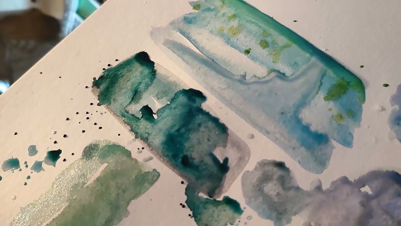 Watercolor Doodle Fantasy world, Aquarellfarben Mix, Intuitive Art, Zentangle watercolor, relaxing,