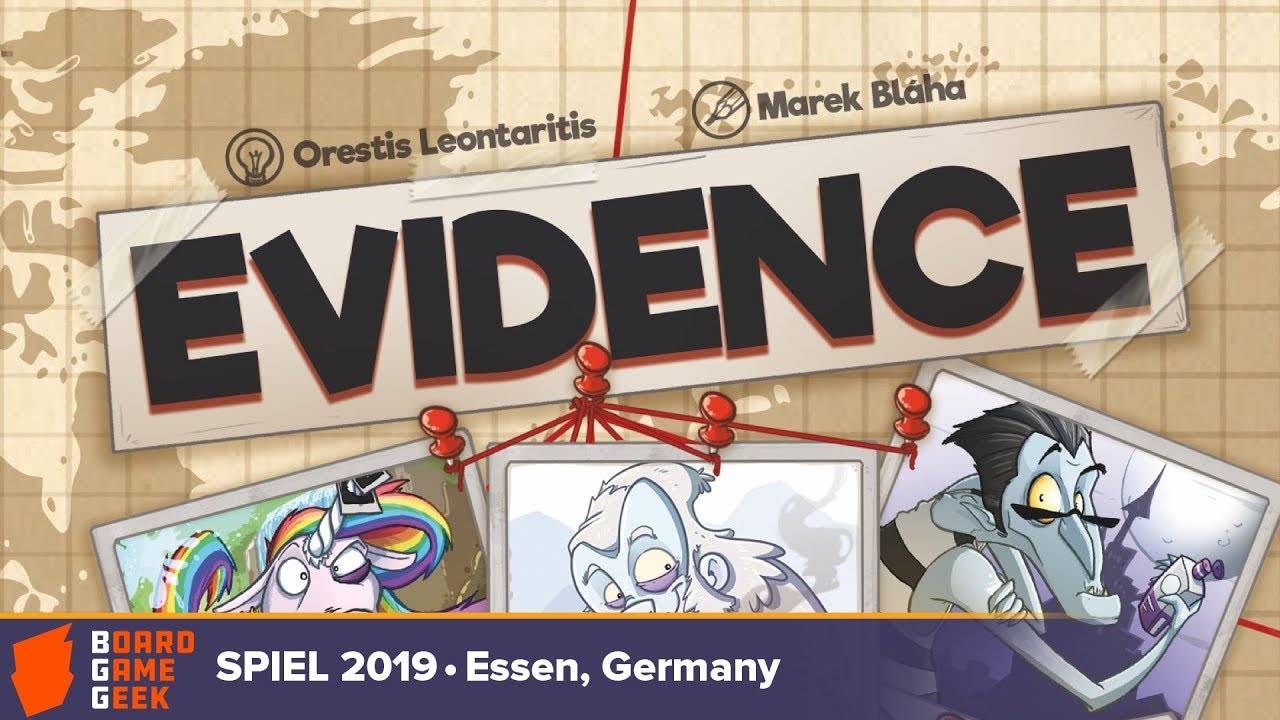 Evidence - game overview at SPIEL 2019