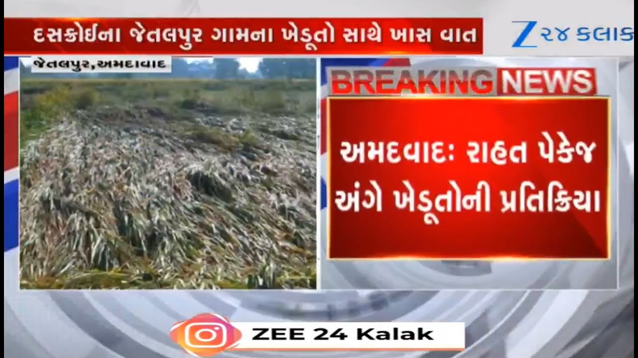 Gujarat govt announces Rs 10,000 cr relief package for crop loss: Farmers from Ahmedabad react