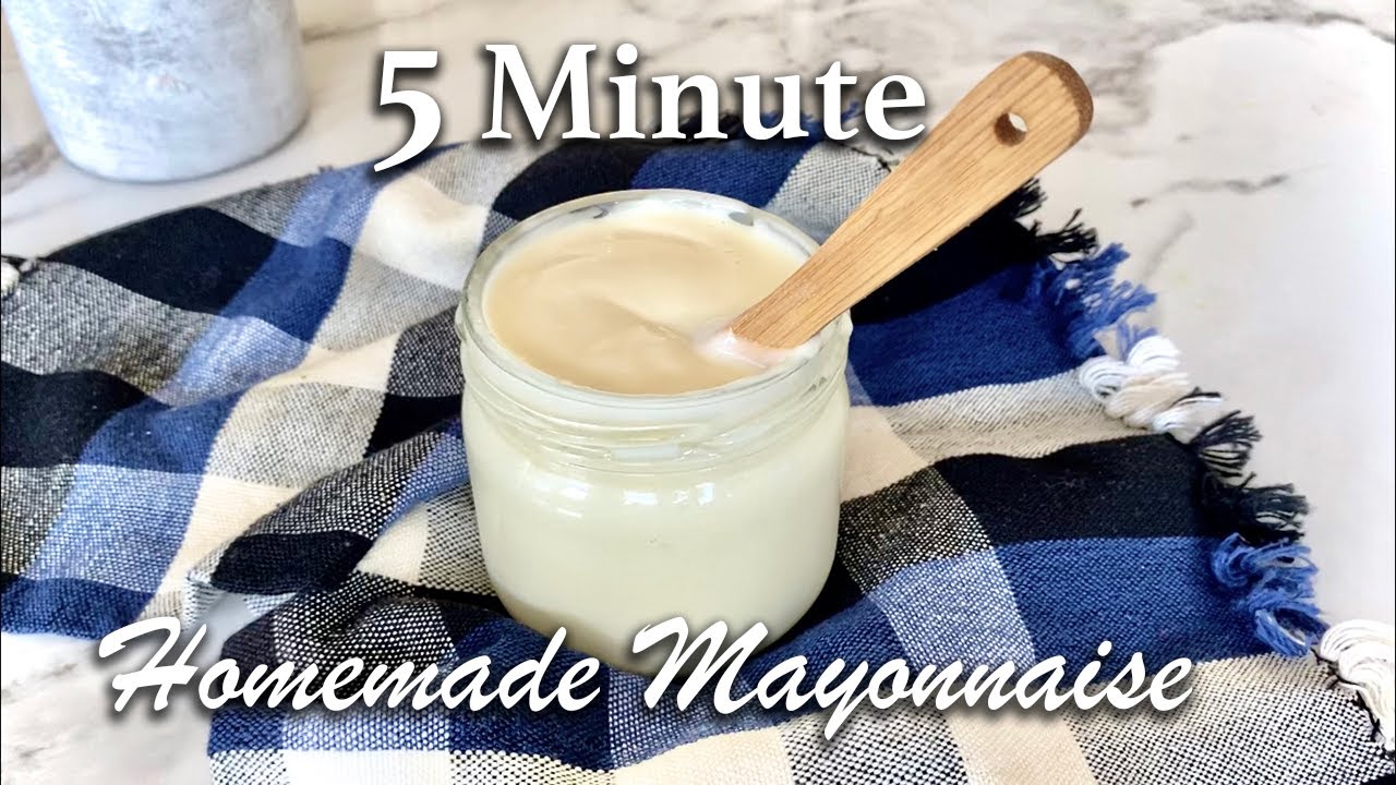Homemade Mayonnaise in 5 Minutes with 4 Ingredients | How to make Mayonnaise at Home