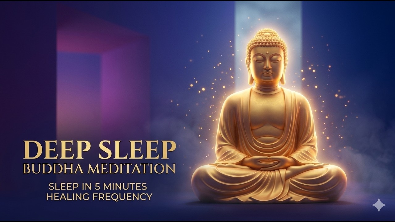 Relaxing Meditation Music for Deep Sleep 🌙 | Buddha Meditation Healing Music | Fall Asleep Fast