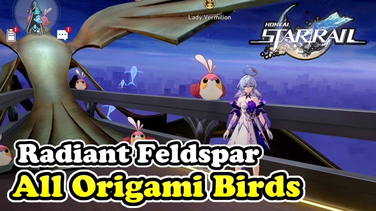 Honkai Star Rail Radiant Feldspar All Origami Bird Locations (Origami Bird)
