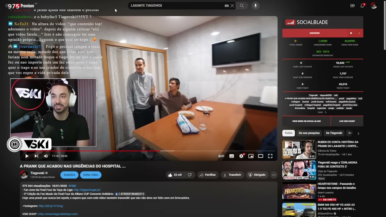 Tiagovski sobre amigos, afastamento de Ruben Ex, namorada e Primos