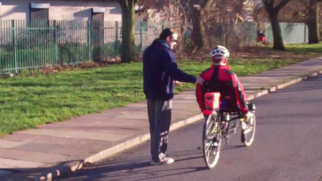 Adrian's Recumbent two wheel experiment Part one