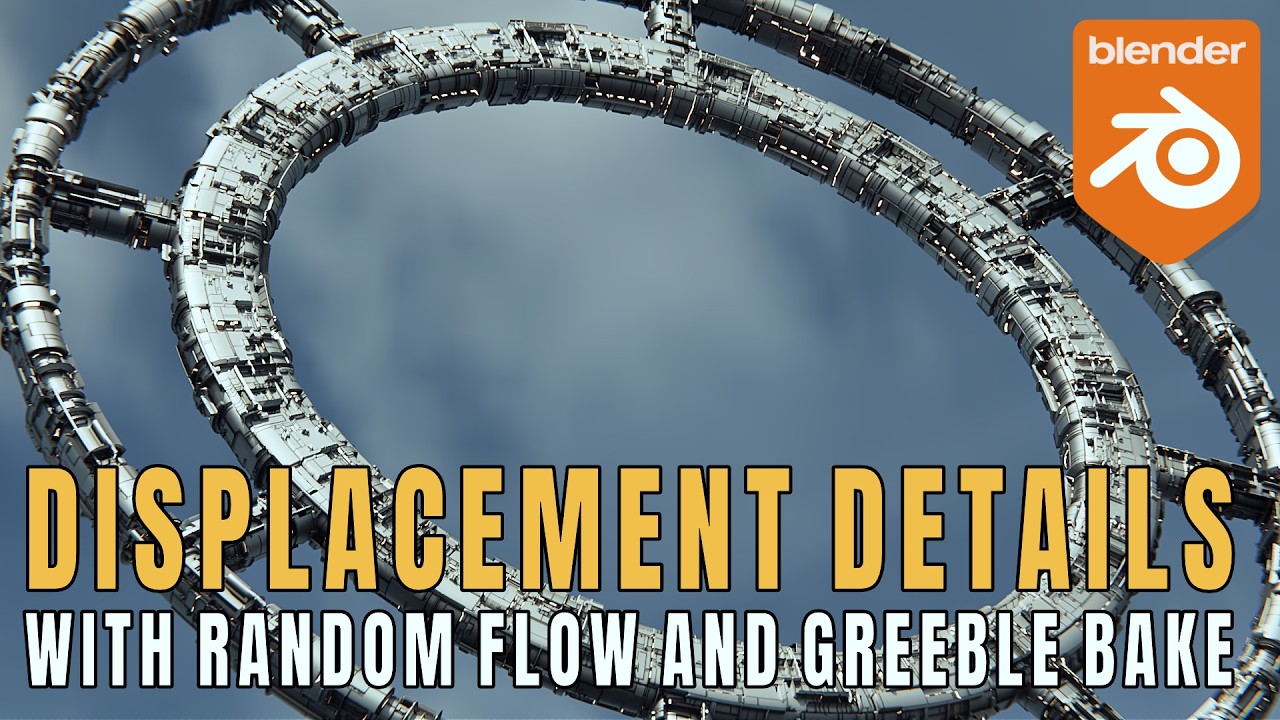 Making Displacement Details Using Random Flow And Greeble Bake