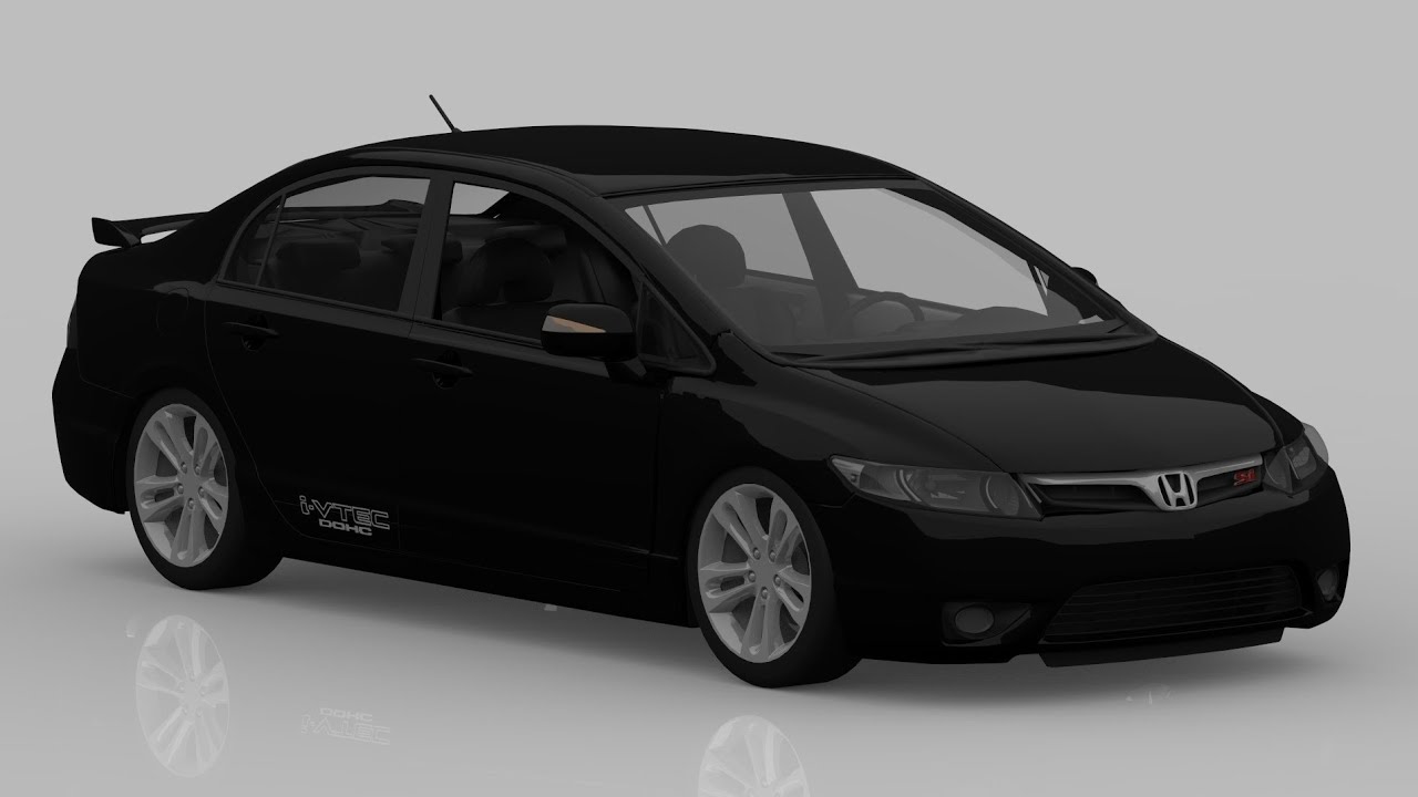 CIVIC SI 2008 4MB (SÓ DFF) LEVE E VÁRIAS CORES - GTA SA ANDROID/ PC FRACO