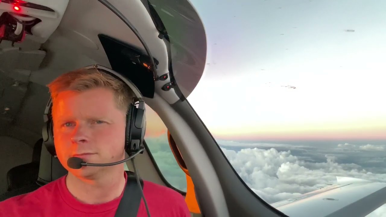 Knoxville To St. Augustine Sunset Flight In The Vision Jet