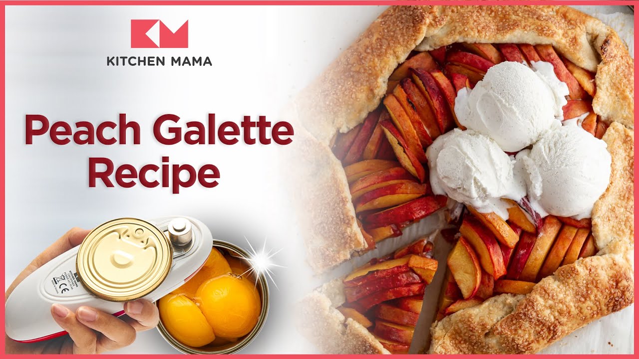 Peach Galette Recipe With Canned Peaches | Kitchen Mama