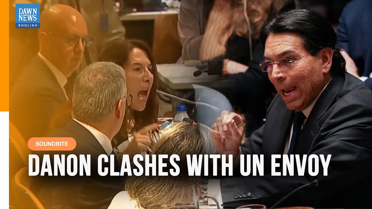 'You Will be Quiet Now,' Israeli UN Ambassador Danon's Shouting Match with UN's Vanessa Frazier |