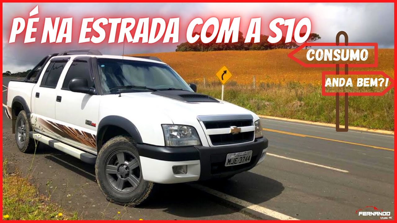 S10 RODEIO DIESEL 2.8 MWM 4X4, É BOA PARA VIAJAR?! E O CONSUMO????