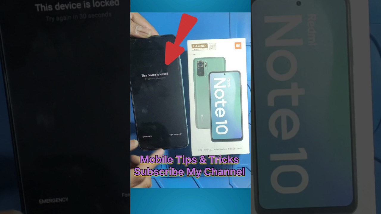 How to Hard Reset XIAOMI Redmi 10 Bypass Screen Lock Wipe data reset 