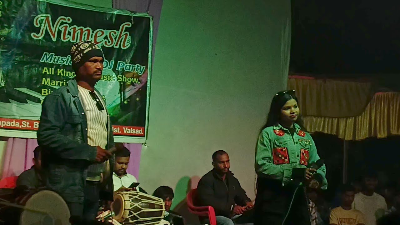 | Nimesh Musical Party ||Night Show  At.Karajgam Ashok & Reshma Singer 