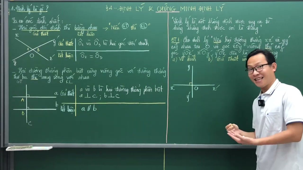 TO&Aacute;N 7 - ĐỊNH L&Yacute; V&Agrave; CHỨNG MINH ĐỊNH L&Yacute; - THẦY KENKA
