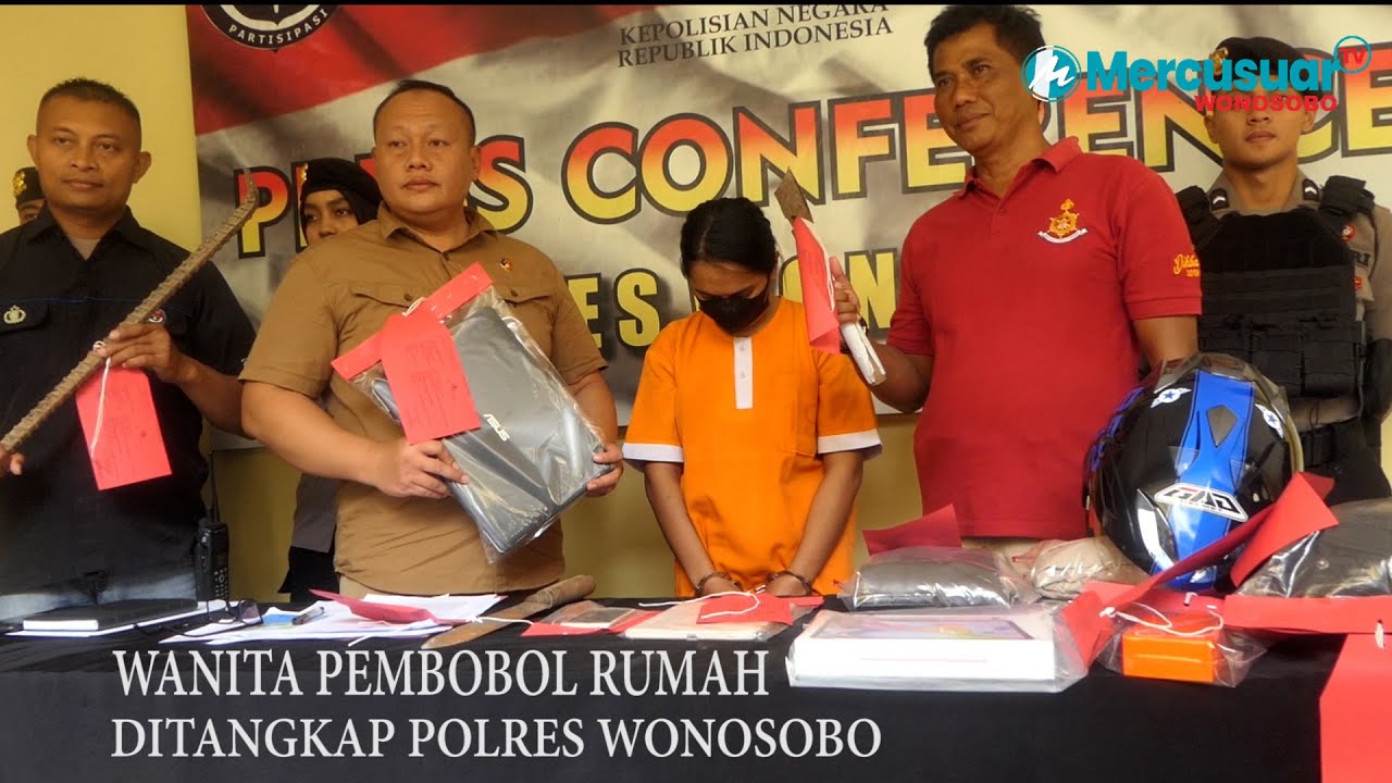WANITA PEMBOBOL RUMAH DI TANGKAP POLRES WONOSOBO