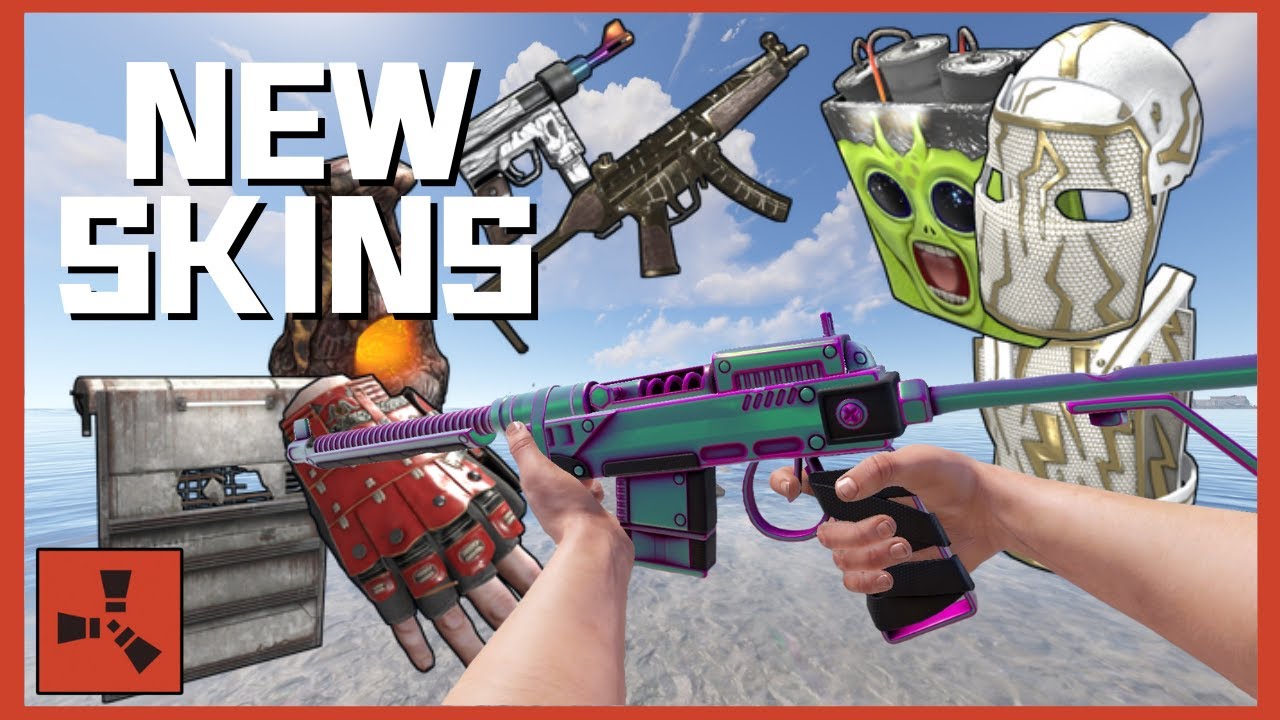 RUST New skins updated on October 5th｜Chameleon SAR,Arctic Skull SMG,Thundergold