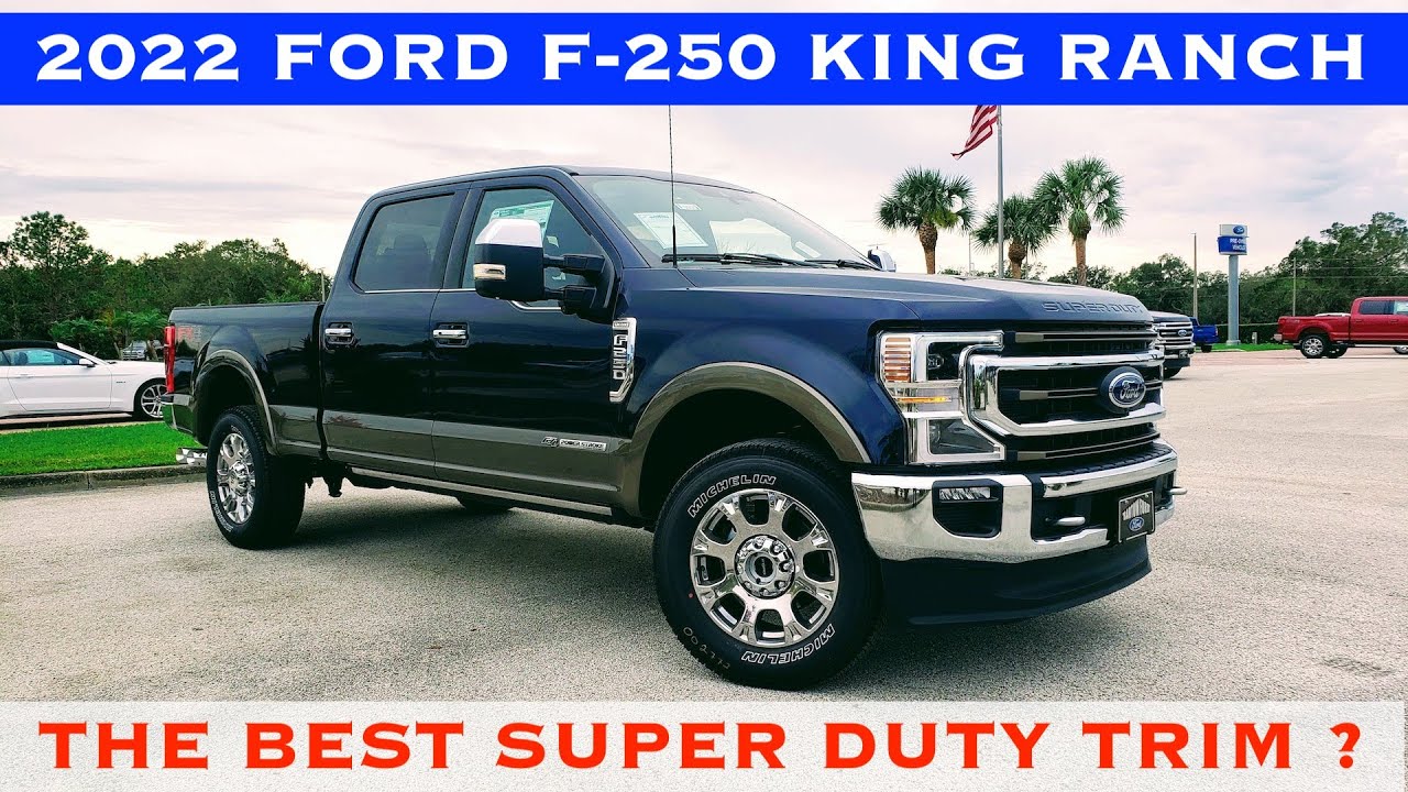 2022 Ford F-250 King Ranch FX4 6.7L V8 Turbo Diesel - POV Review & Test Drive, Best Heavy Duty Trim?