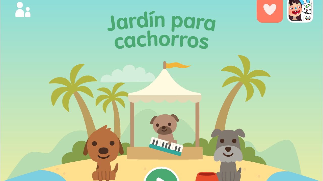 Sago Mini Jardín para cachorros
