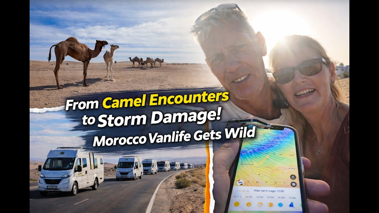 100km/h Desert Storm, Camel Nights & a 30 Van Convoy! 🇲🇦