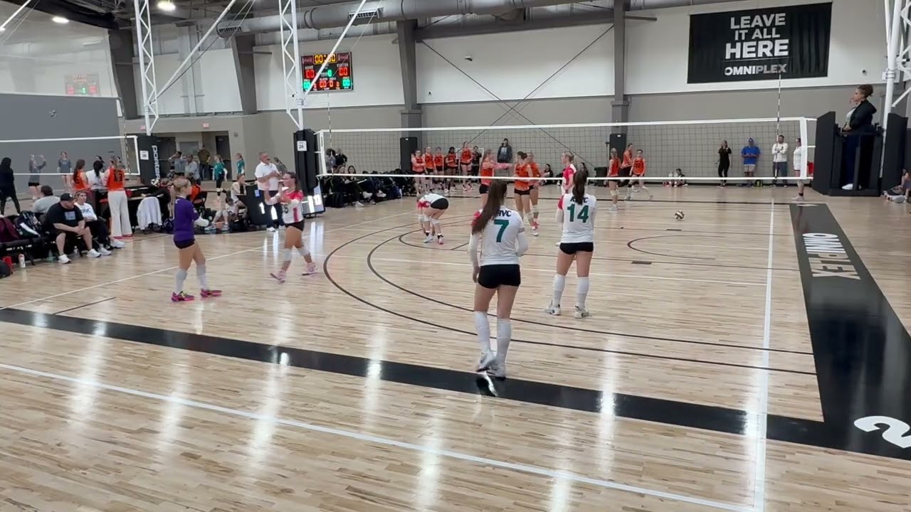Phoebe Ashbrook, #14, white jersey, OH/DS c/o 2028.  VS Mana Toa 17 Olivia