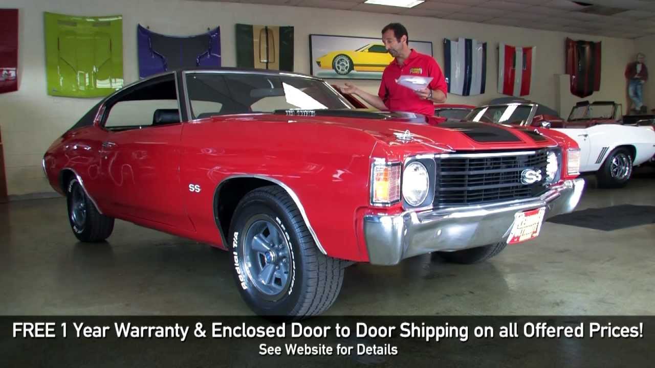 1972 Chevrolet Chevelle SS 396 for sale with test drive, driving sounds, and walk through video
