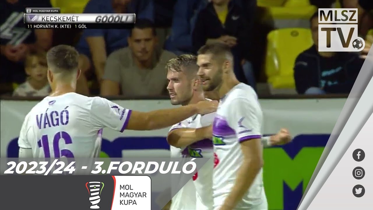 Soroksár SC - Kecskeméti TE | 1-2 (1-1) | Magyar Kupa | 3. forduló | MLSZTV