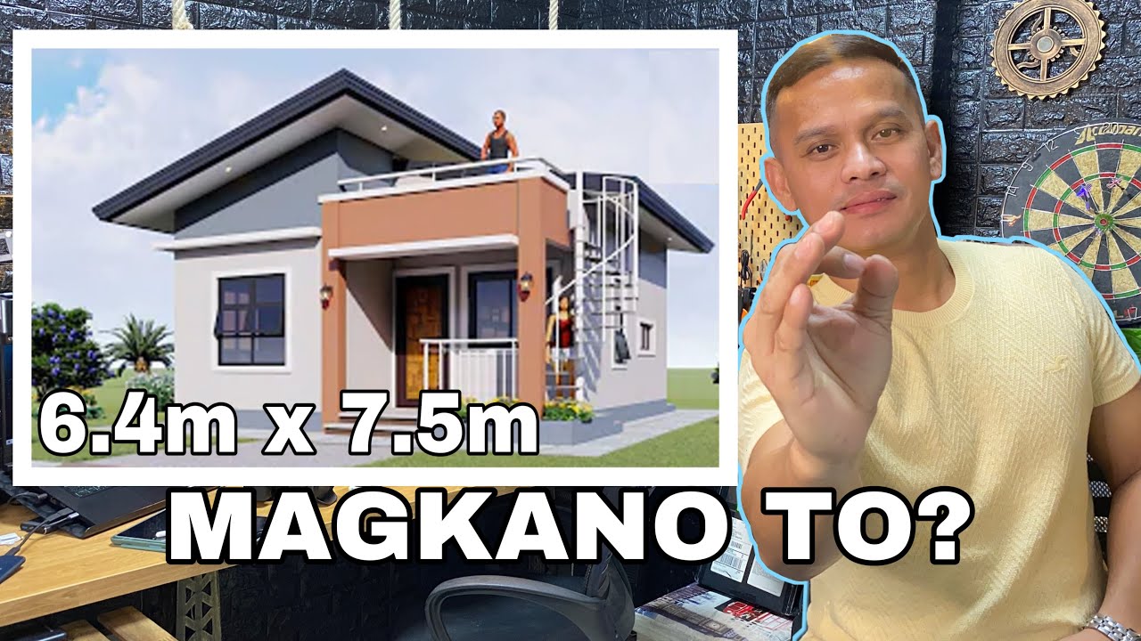 SMALL HOUSE MAGKANO ITO? 6.4mx7.5m=48sqmtrs