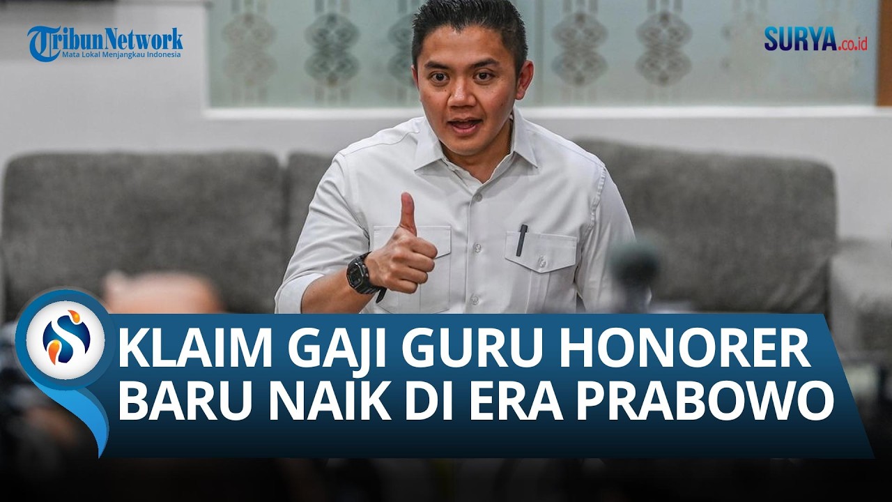 Teddy Jelaskan Baru di Era Prabowo Insentif Guru Honorer Naik Rp 400 Ribu usai 20 Tahun Tak Berubah!