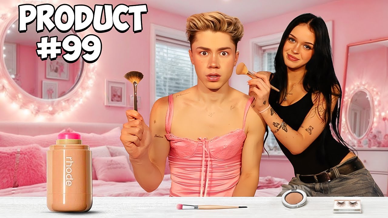 TRYING 100 GIRL PRODUCTS W/ NEVADA!
