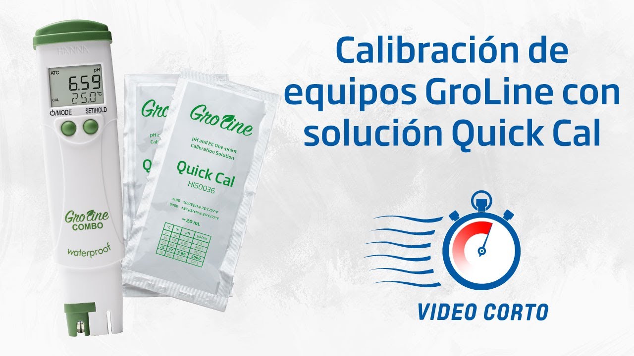 Calibración Quick Cal para equipos Groline